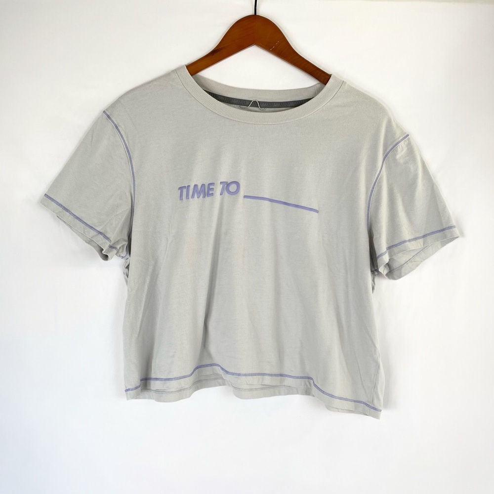 HOKA ONE ONE Time To Short Sleeve‎ Crop Top